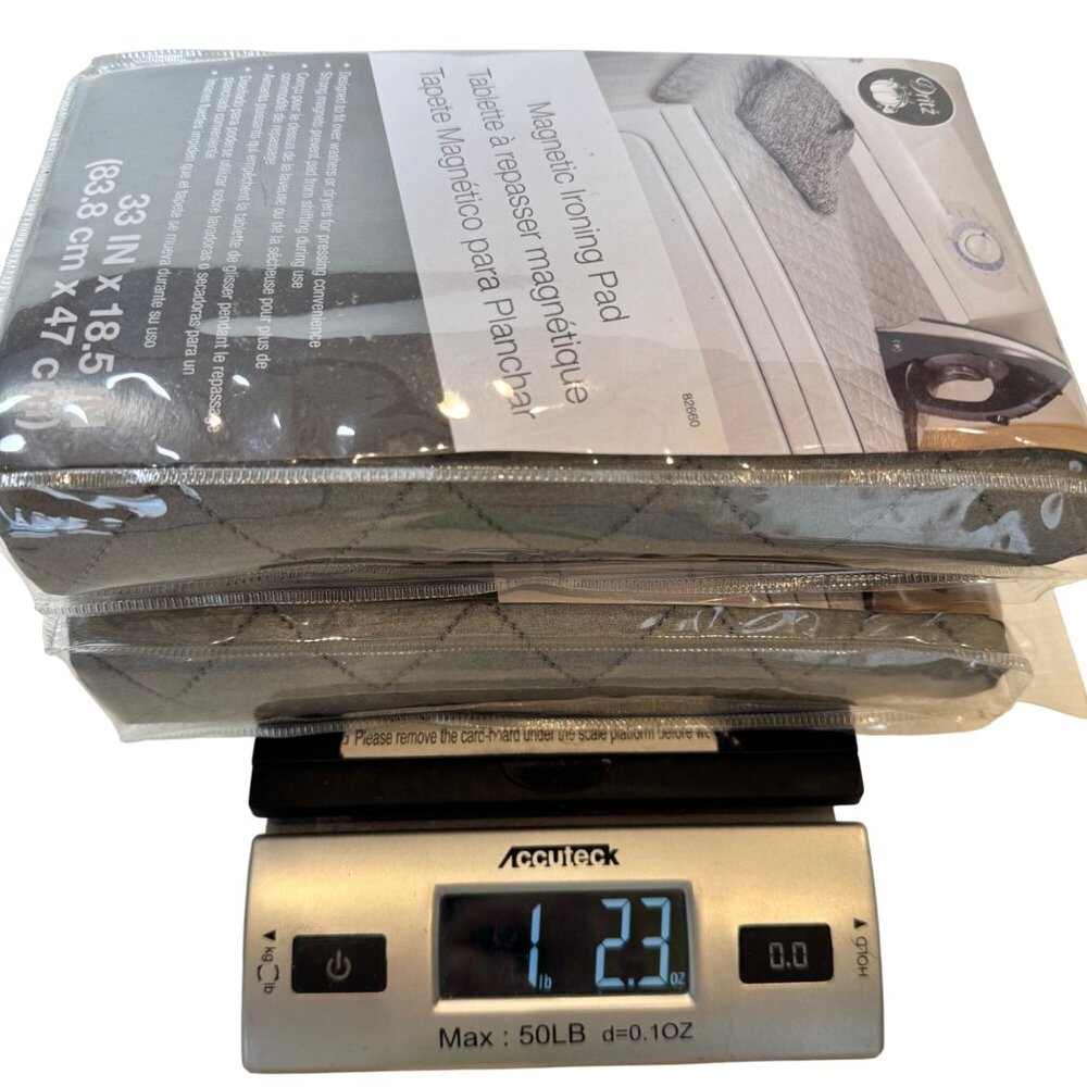 Dritz Magnetic Ironing Pad 33x18.5in Heat Reflective Cotton Set of 2 - Picture 13 of 13